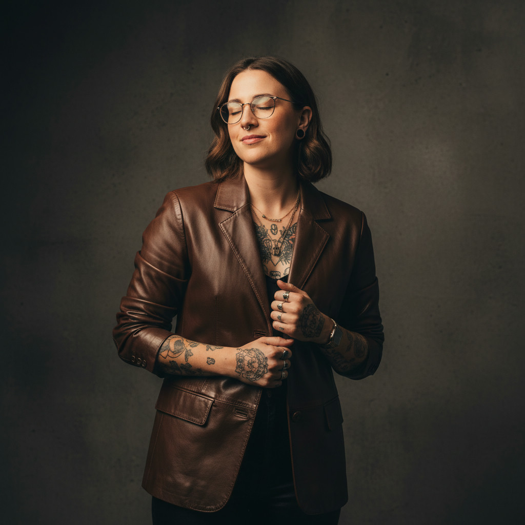 Timeless full-body — fine art studio photography
