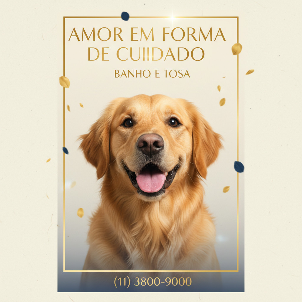 Acolhedor post motivacional — Pet Shop Premium
