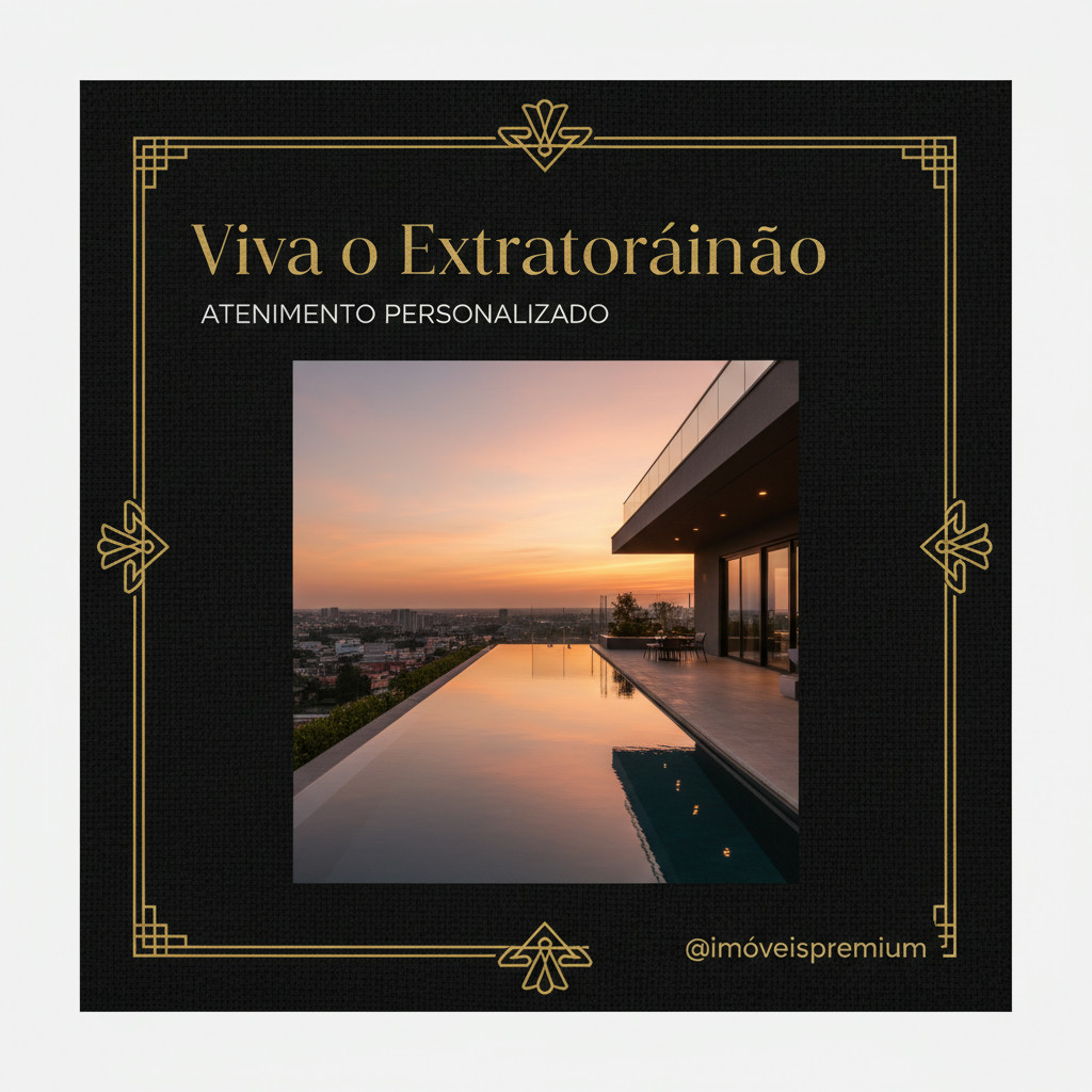 Energético clean anúncio promocional — Imobiliária de Luxo