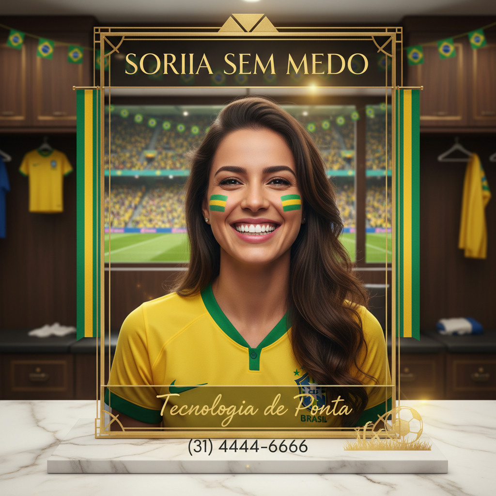 [Copa do Mundo] Premium discreto post motivacional — Odontologia Estética