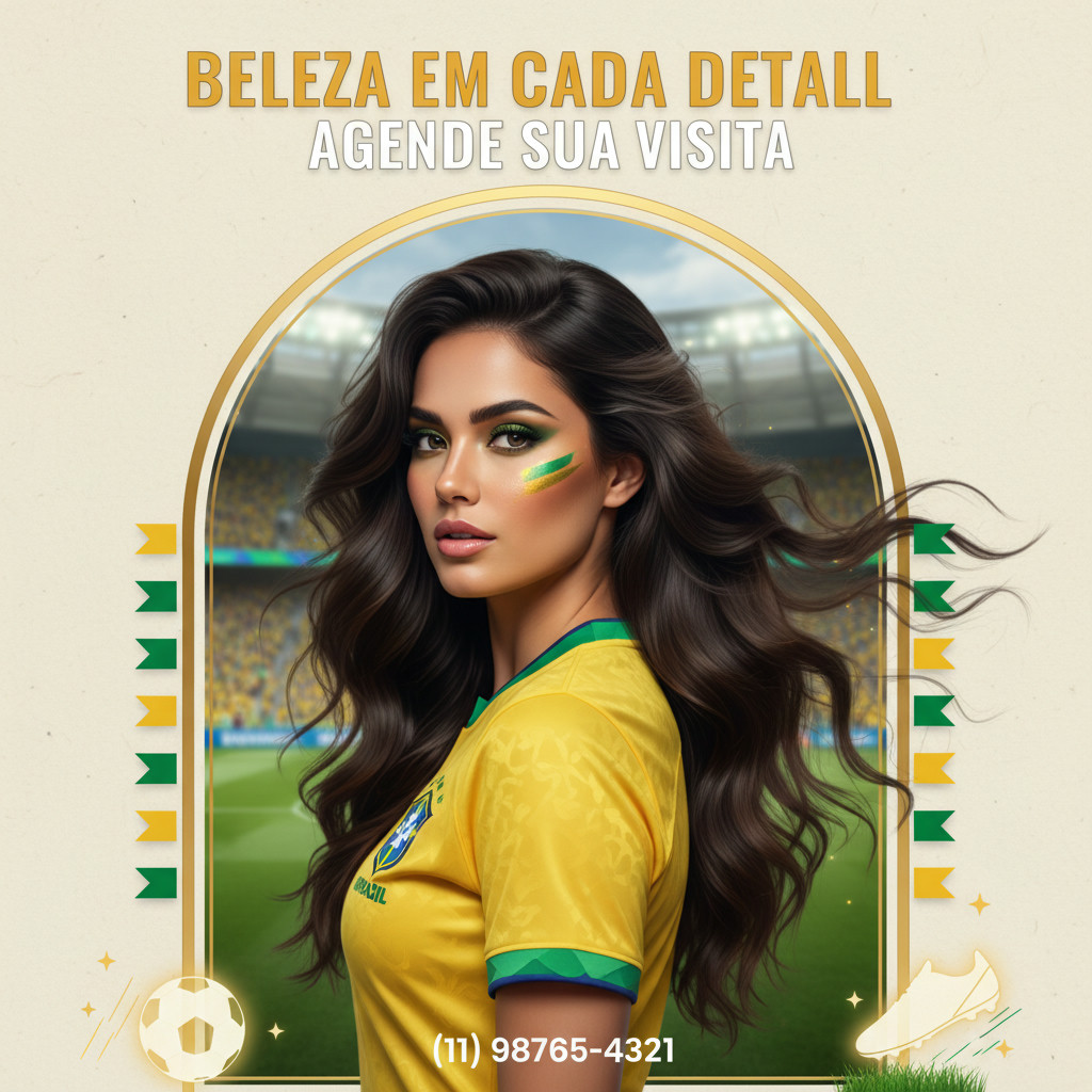[Copa do Mundo] Luxuoso story vertical — Salão de Beleza