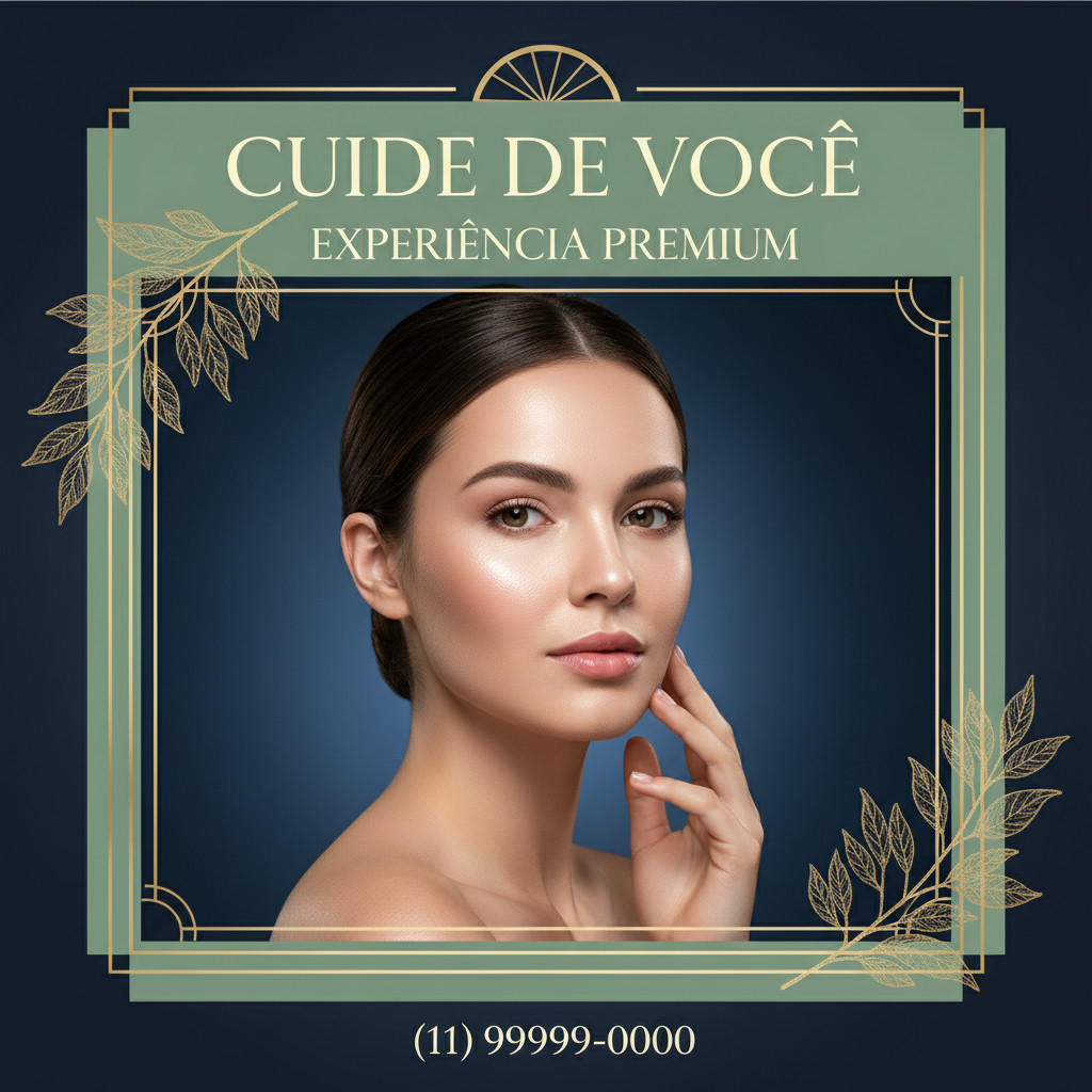 Luxuoso post quadrado — Estética Facial
