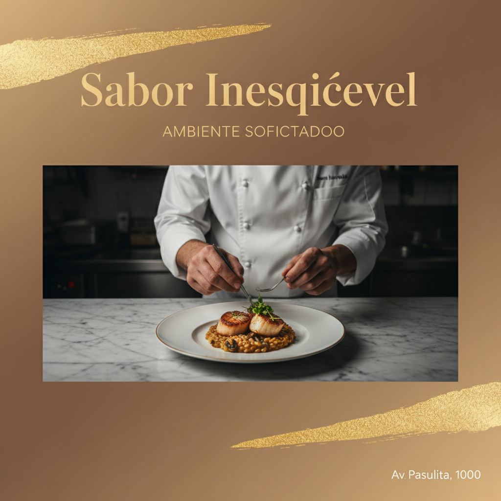 Luxuoso post de — Restaurante